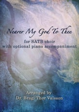 Nearer My God To Thee - SATB choir with optional Piano accompaniment SATB choral sheet music cover